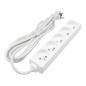 Przedłużacz 5 gniazd 3m z/u 3x1.5mm2 biały