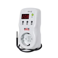 Regulator temperatury do gniazdka, czujnik od dołu, 10 cm, TP-12-1