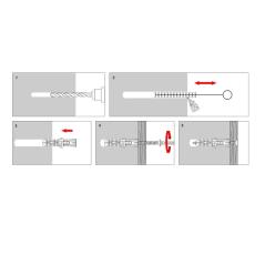 Kołek rozporowy KRX-084060 (100 szt.)