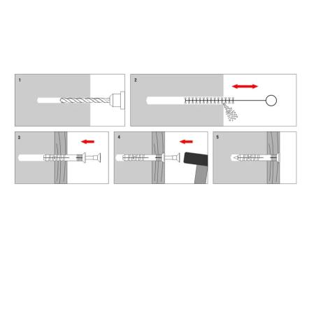 Kołek rozporowy szybki montaż SM-08050 (100 szt.)