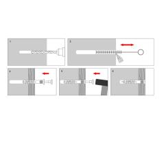 Kołek rozporowy szybki montaż SM-08080 (100 szt.)