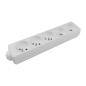 Listwa zasilająca 5 gniazd z/u biała