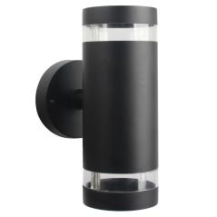 Kinkiet oprawa elewacyjna RINO 2XGU10 CZARNA 323996