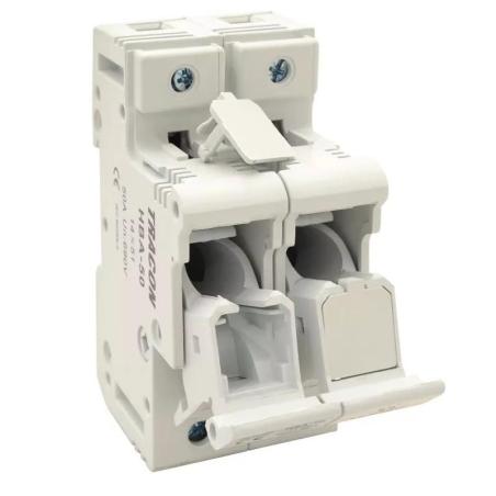 Modułowa podstawa bezpieczników cylindrycznych 50A 14x51 HBA-2P-50