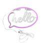 Lampka dekoracyjna - NEON HELLO USB A + zasilanie bateryjne 327147