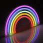 Lampka dekoracyjna - NEON TĘCZA USB A + zasilanie bateryjne 327130