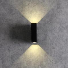 Kinkiet, oprawa elewacyjna góra-dół ORLEAN LED CZARNA 319999