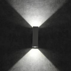 Kinkiet, oprawa elewacyjna góra-dół ORLEAN LED BIAŁA 319982