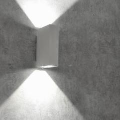 Kinkiet, oprawa elewacyjna góra-dół ORLEAN LED BIAŁA 319982