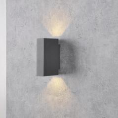 Kinkiet, oprawa elewacyjna góra-dół ORLEAN LED GRAFITOWA 319814
