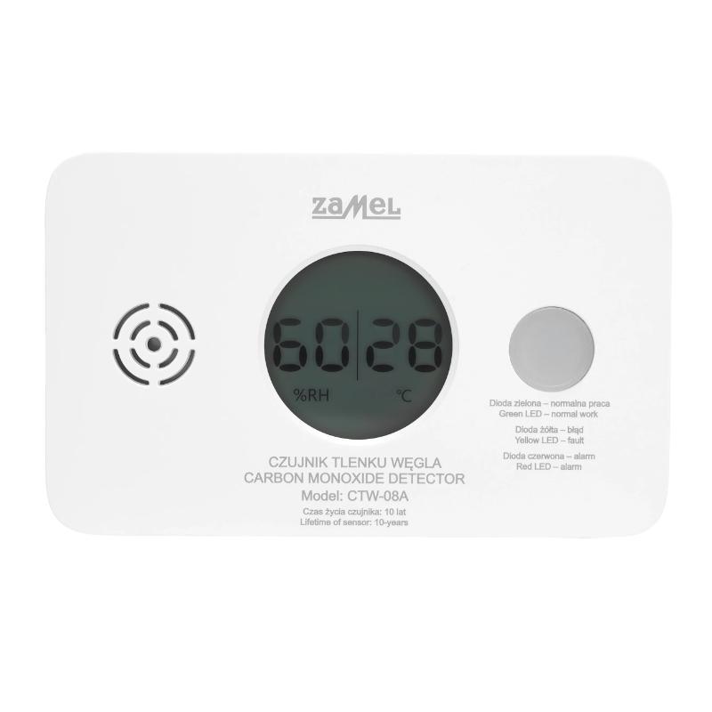 Czujnik tlenku węgla, bateryjny CTW-08A