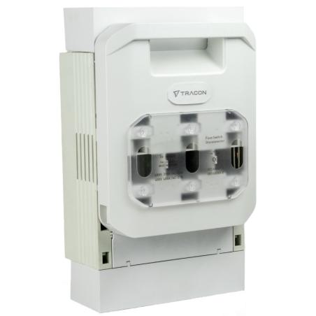 Rozłącznik bezpiecznikowy  na szynę NH2, poziomy, wejście z dołu DSH2-3-60T