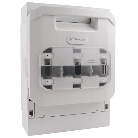 Rozłącznik bezpiecznikowy do płyty montażowej NH3, poziomy, płaski DSH3-3