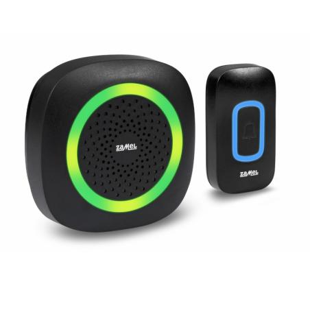 Dzwonek bezprzewodowy bateryjny DANCE II czarny ST-420B