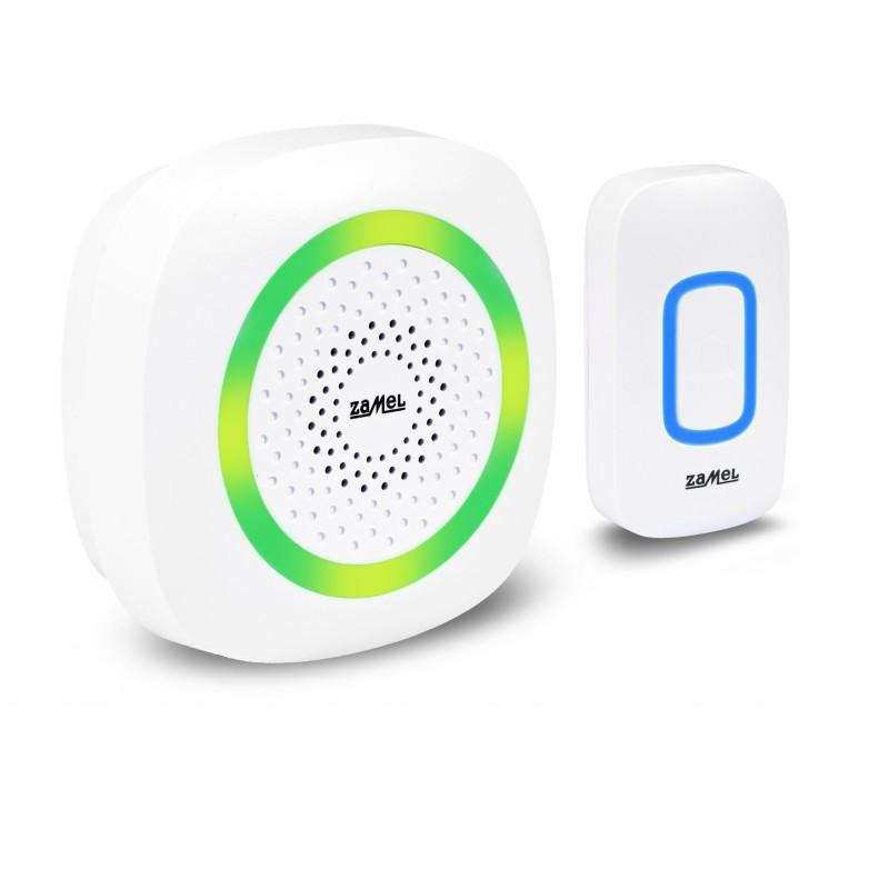 Dzwonek bezprzewodowy bateryjny DANCE II biały ST-420B