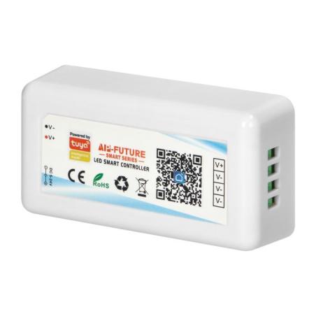 Bezdprzewodowy sterownik do taśm LED Tuya, 5-24V 6A AD-TL-6501