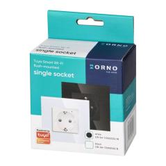 Gniazdo pojedyncze Tuya Smart Wi-Fi, Schuko, białe OR-SH-17205(GS)/W