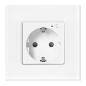 Gniazdo pojedyncze Tuya Smart Wi-Fi, Schuko, białe OR-SH-17205(GS)/W
