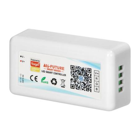 Bezdprzewodowy sterownik do taśm LED RGB Tuya, 5-24V 18A AD-TL-6501/RGB