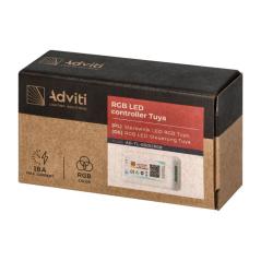 Bezdprzewodowy sterownik do taśm LED RGBW Tuya, 5-24V 24A AD-TL-6501/RGBW
