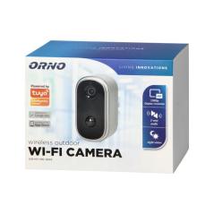 Bezprzewodowa zewnętrzna kamera IP z WiFi, Tuya, IP65, interkom, pamięć, OR-MT-ME-1809