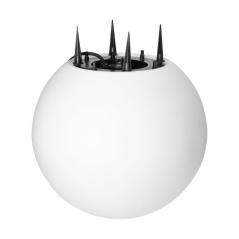 LUNA II oprawa ogrodowa kula, E27, max. 18W, IP65, biała, ⌀380  AD-OP-6587WE27ZM