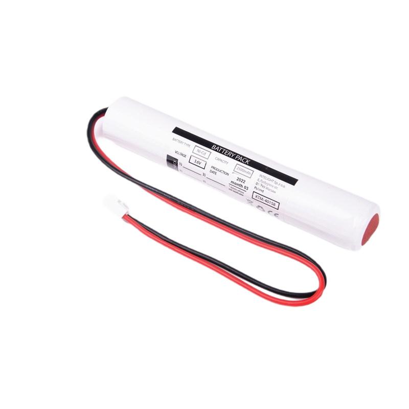Pakiet akumulatorów NiCd 3,6V 2500mAh HT do opraw Wars Panel 2W 2H - Cosmic 2H - PRIMUS TEC 6-36 2h -L150 x Ø27 - 40158