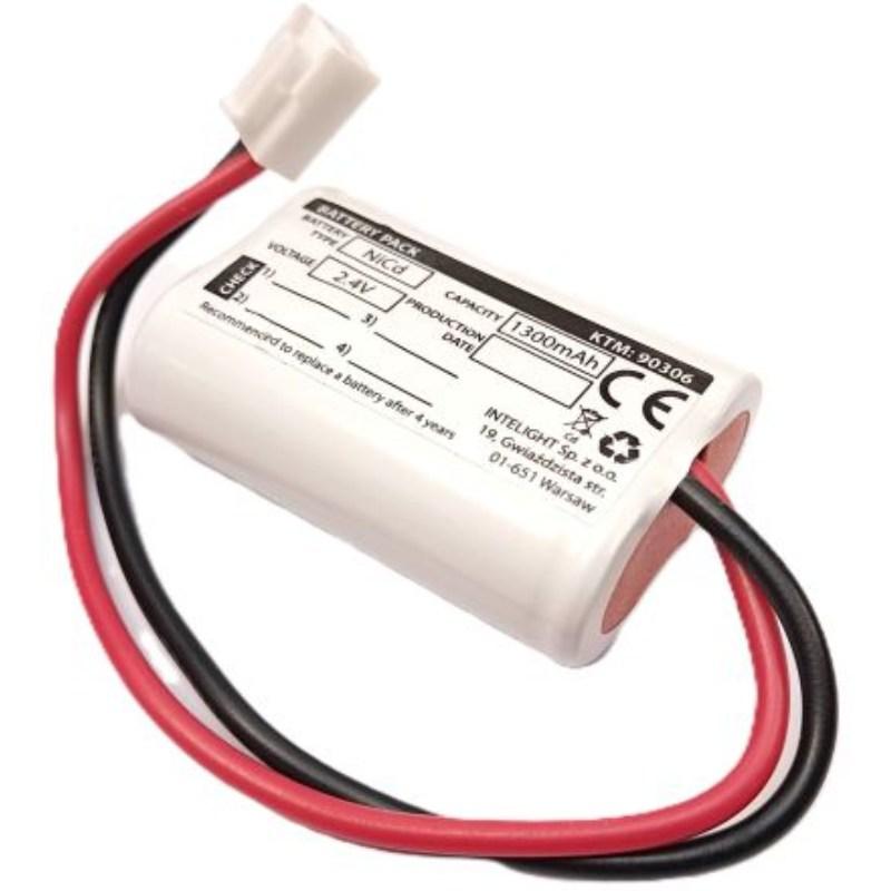 Pakiet akumatorów NiCd 2,4V 1300mAh do oprawy Directo S w wersji 3h - L53 x W36 x H18 - 90300