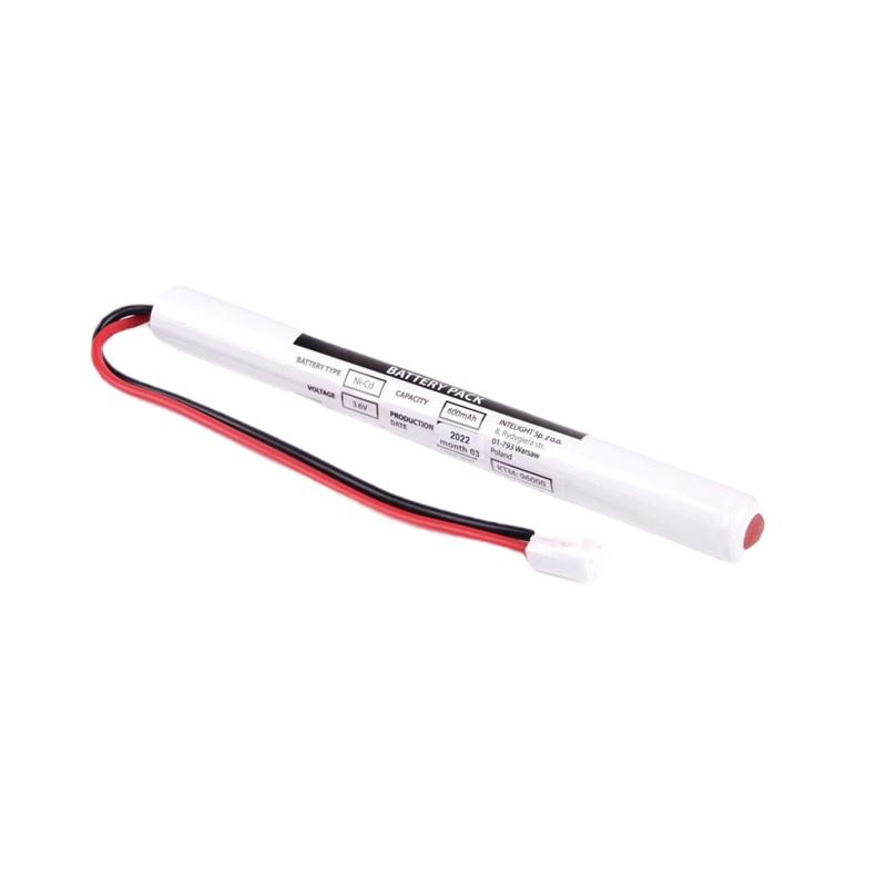 Pakiet akumulatorów NiCd 3,6V 600mAh do oprawy Vella Eco 125 1H - L153 x Ø15 - 96000