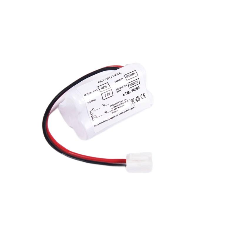 Pakiet akumulatorów NiCd 3,6V 800mAh HT do oprawy Starlet External 3W 1H - Orion II 100-150 1h - L51 x W30 x H28 - 96009
