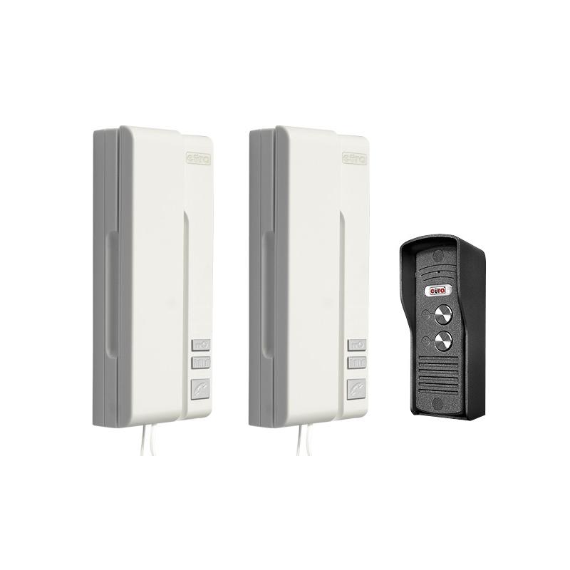 Domofon dwurodzinny EURA Duo Bianco ADP-33A3 Domofon dwurodzinny EURA Duo Bianco ADP-33A3