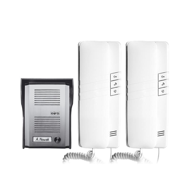 Domofon jednorodzinny EURA ADP-48A3 z dodatkowym unifonem Domofon jednorodzinny EURA ADP-48A3 z dodatkowym unifonem