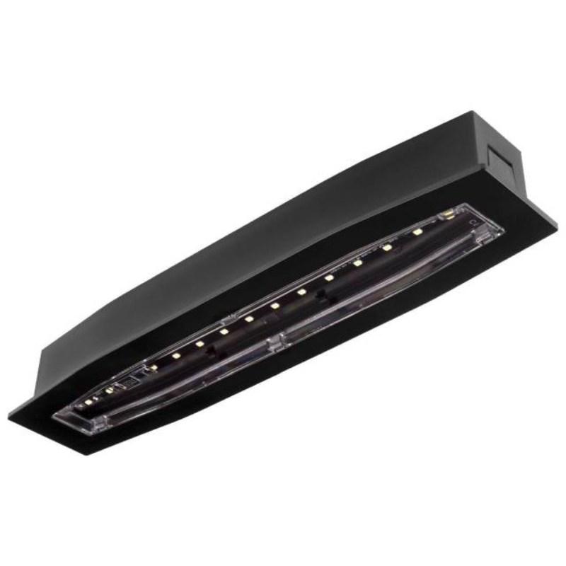 Oprawa awaryjna podtynkowa SUPREMA SO 250 CB IP54 PT [BLK] - współpraca z centralną baterią - 95434