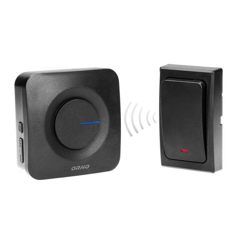 Dzwonek bezprzewodowy ONDO 230V z przycisk bezbateryjny 200m OR-DB-MT-156