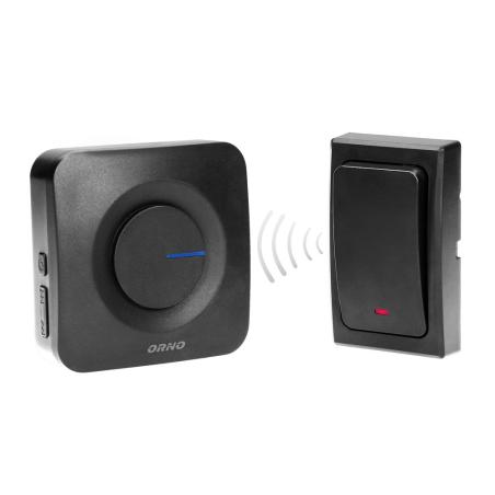 Dzwonek bezprzewodowy ONDO 230V z przycisk bezbateryjny 200m OR-DB-MT-156