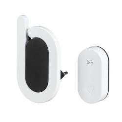 Dzwonek bezprzewodowy sieciowy Bulik II DRS-985H z przyciskiem Zamel