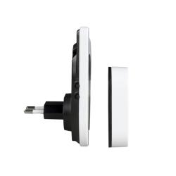 Dzwonek bezprzewodowy sieciowy Bulik II DRS-985H z przyciskiem Zamel