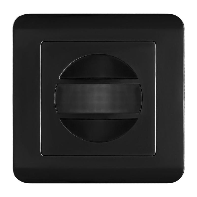 Czujnik ruchu, 2 żyłowy, 160st. IP20, 300W, do puszki, czarny OR-CR-261/B