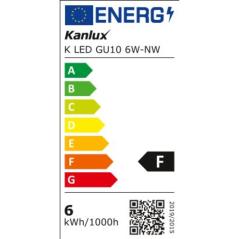 Żarówka LED K LED GU10 6W NW neutralna Kanlux
