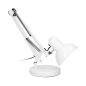 DEON, lampa biurkowa kreślarska stojąca E27, stalowa, biała DEON, lampa biurkowa kreślarska stojąca E27, stalowa, biała