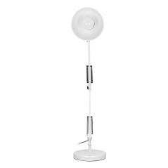 DEON, lampa biurkowa kreślarska stojąca E27, stalowa, biała