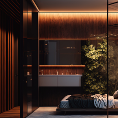 Zestaw Taśma COB 320/m 3000K IP20 3m + Zasilacz