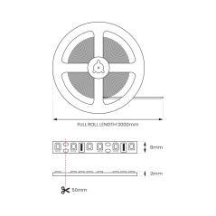 Zestaw Taśma SMD 60/m 4000K IP65 5m + Zasilacz