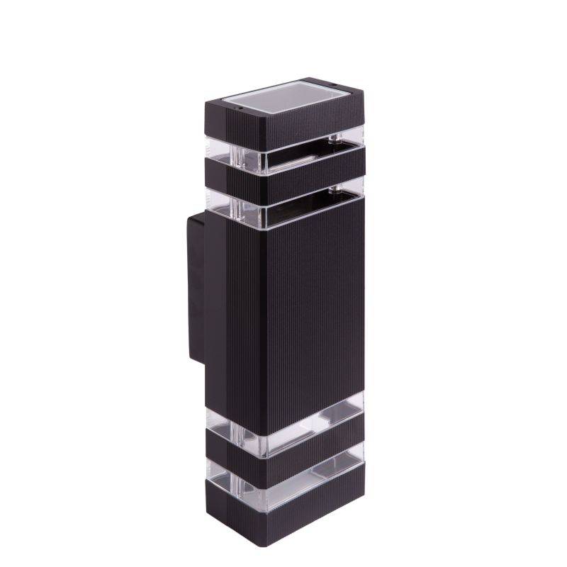 Kinkiet, oprawa elewacyjna OE-1C 2XGU10 IP54 czarna