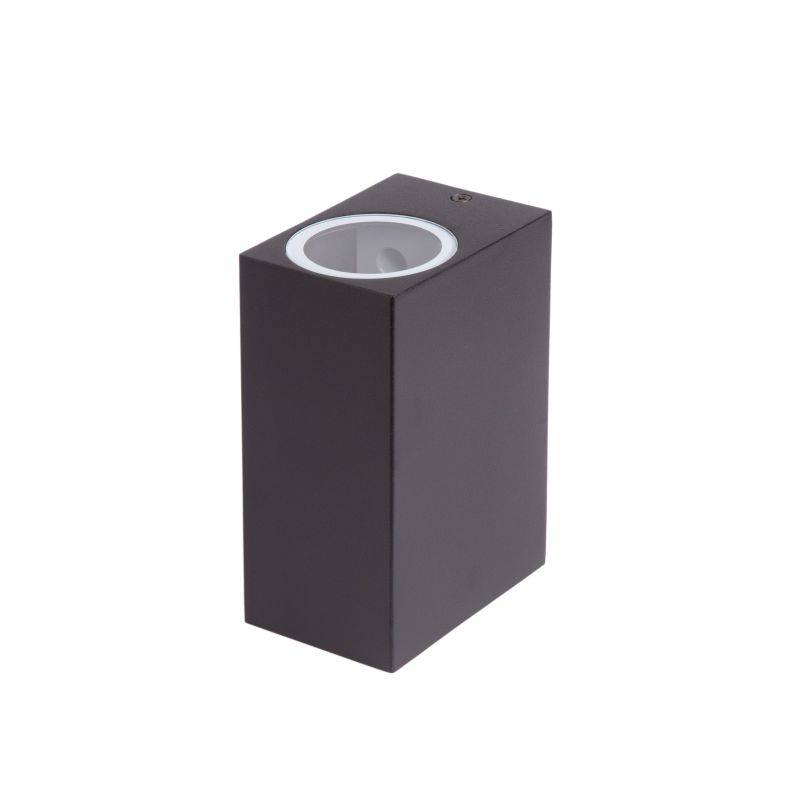 Kinkiet, oprawa elewacyjna OE-7 2xGU10 IP44 czarna