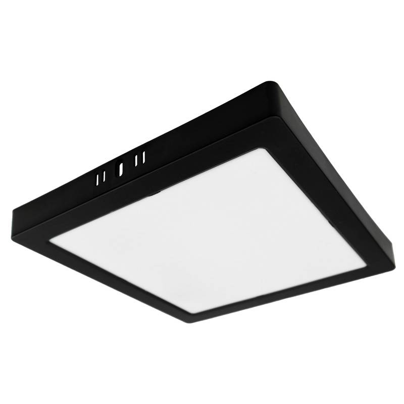 Oprawa downlight natynkowa kwadratowa 24W 4000K czarna DL-1
