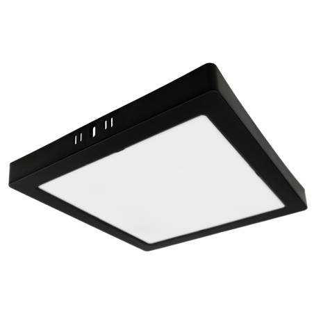 Oprawa downlight natynkowa kwadratowa 24W 4000K czarna DL-1