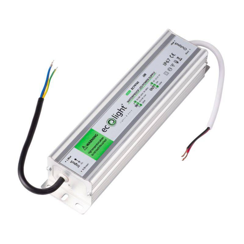 Zasilacz LED hermetyczny 120W 12V 10A 245x75x40