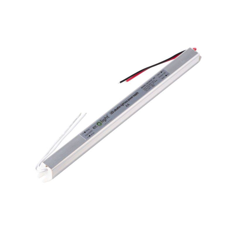 Zasilacz meblowy LED SLIM 48W 12V 4A IP20 260x18x17