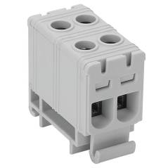 Złączka kompaktowa na szynę, szara 1.5-16mm2 FLEAL-16/2